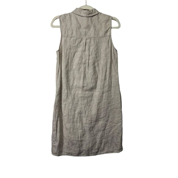 H by Halston Lightweight Linen Sleeveless Button Down Dress Size small - Picture 9 of 15